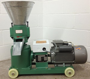 220V 6mm Electric Feed Pellet Mill Machine 6HP Big Power Pellet 396LBS/H  Output